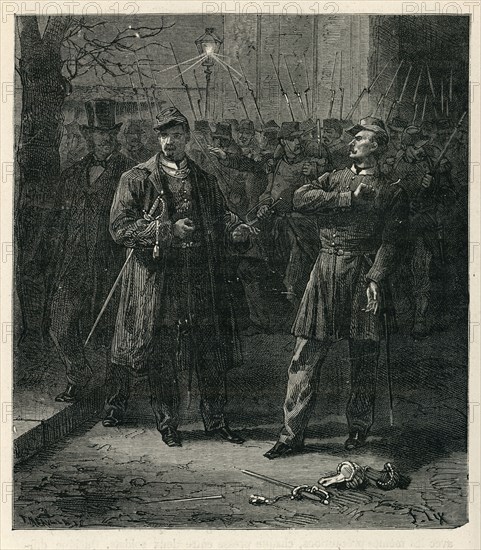 Illustration from 'Histoire d'un crime', by Victor Hugo