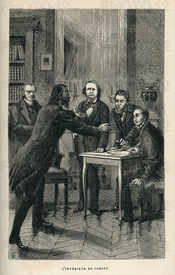 Illustration de "Histoire d'un crime", de Victor Hugo