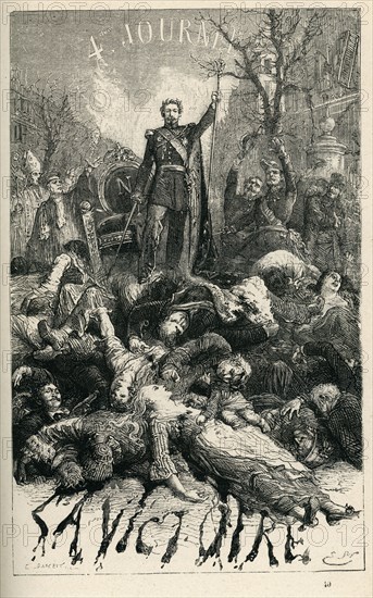 Illustration de "Histoire d'un crime", de Victor Hugo