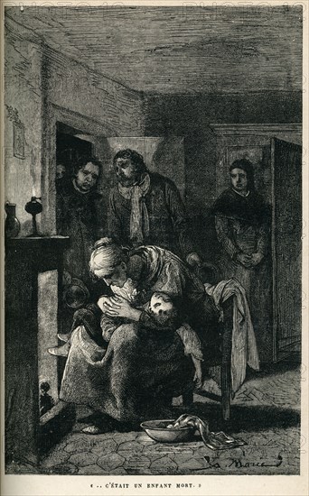 Illustration from 'Histoire d'un crime', by Victor Hugo