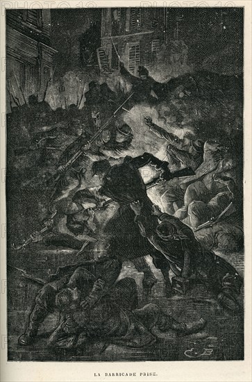 Illustration de "Histoire d'un crime", de Victor Hugo