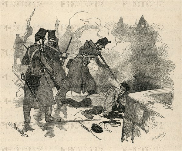 Illustration de "Histoire d'un crime", de Victor Hugo