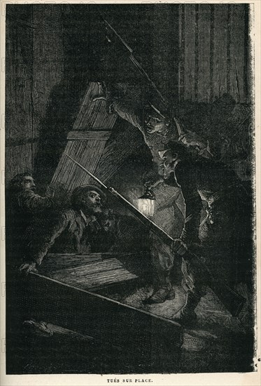 Illustration de "Histoire d'un crime", de Victor Hugo