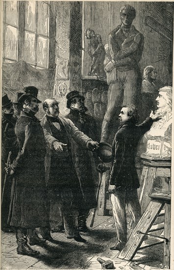 Illustration from 'Histoire d'un crime', by Victor Hugo