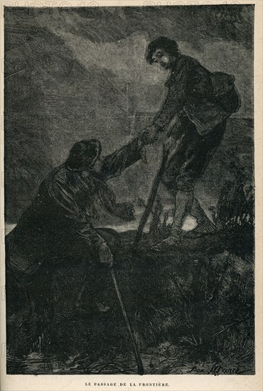 Illustration from 'Histoire d'un crime', by Victor Hugo