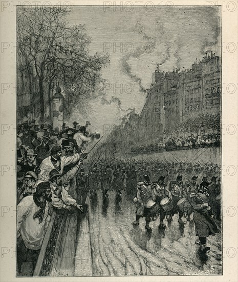 Illustration from 'Histoire d'un crime', by Victor Hugo