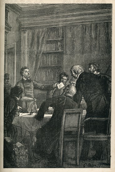 Illustration de "Histoire d'un crime", de Victor Hugo