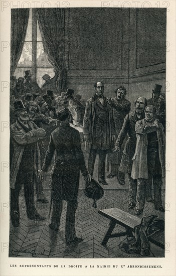 Illustration de "Histoire d'un crime", de Victor Hugo