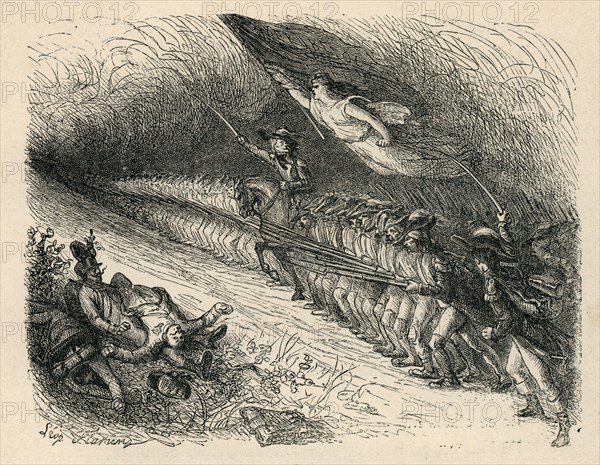 Illustration de "l'Année terrible", de Victor Hugo