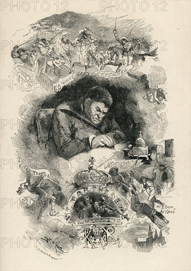 Illustration from 'L'Année terrible', by Victor Hugo