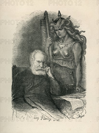 Illustration de "l'Année terrible", de Victor Hugo