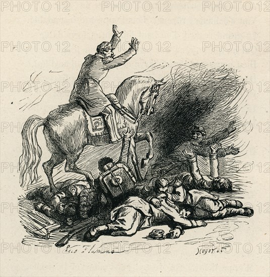 Illustration de "l'Année terrible", de Victor Hugo