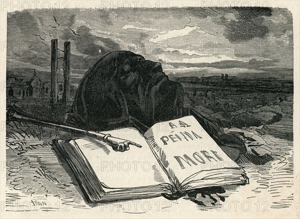 Illustration de "Le Dernier Jour d'un condamné", de Victor Hugo