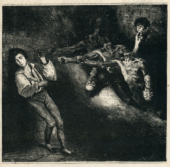 Illustration from 'Le Dernier Jour d'un condamné', by Victor Hugo