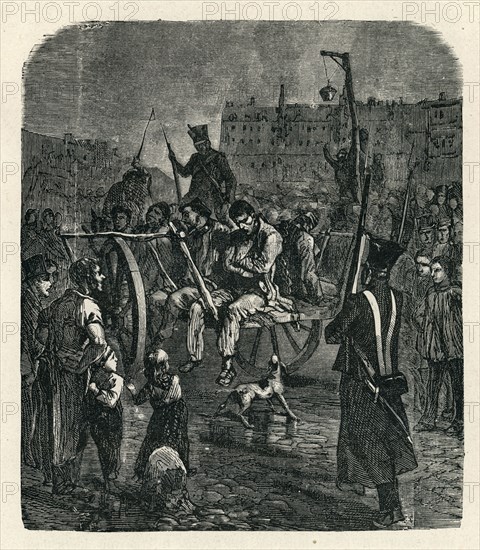 Illustration de "Le Dernier Jour d'un condamné", de Victor Hugo