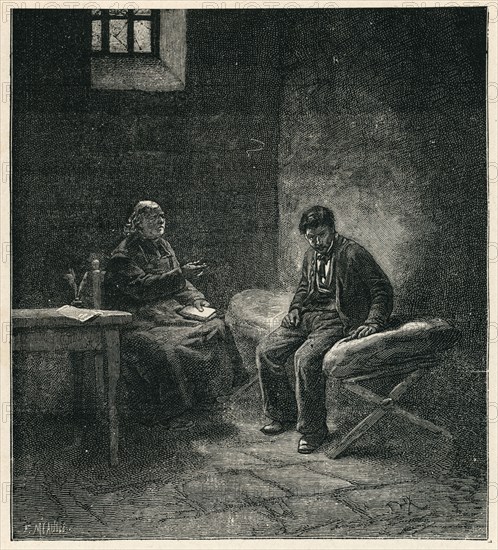 Illustration from 'Le Dernier Jour d'un condamné', by Victor Hugo