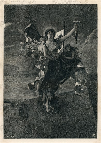 Illustration from 'Napoléon le Petit', by Victor Hugo