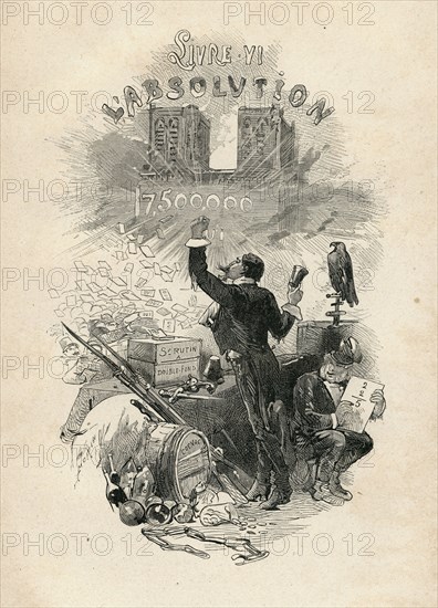 Illustration de "Napoléon le Petit", de Victor Hugo