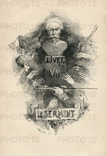 Illustration de "Napoléon le Petit", de Victor Hugo