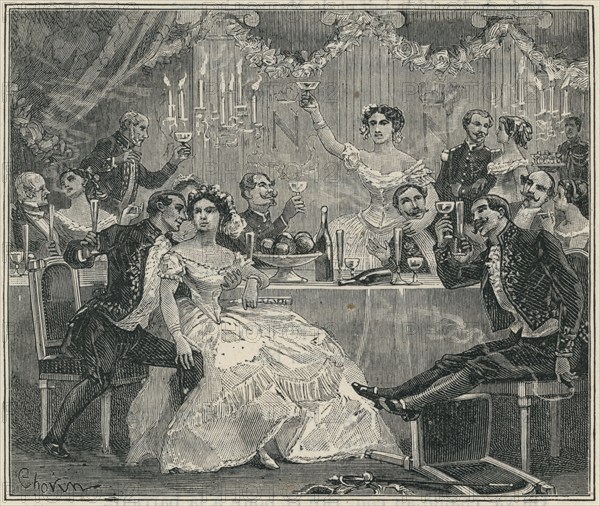 Illustration of "Les Châtiments", by Victor Hugo