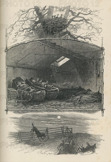 Illustration of "Les Châtiments", by Victor Hugo