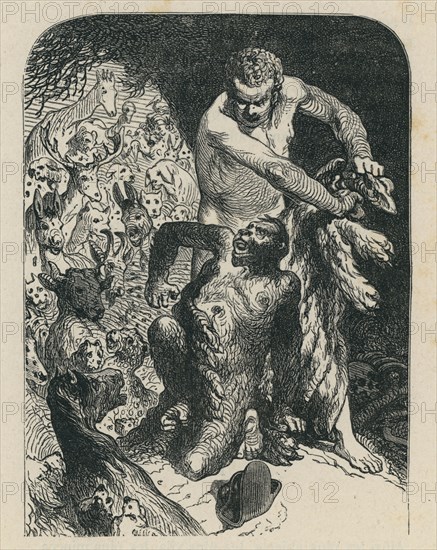 Illustration of "Les Châtiments", by Victor Hugo