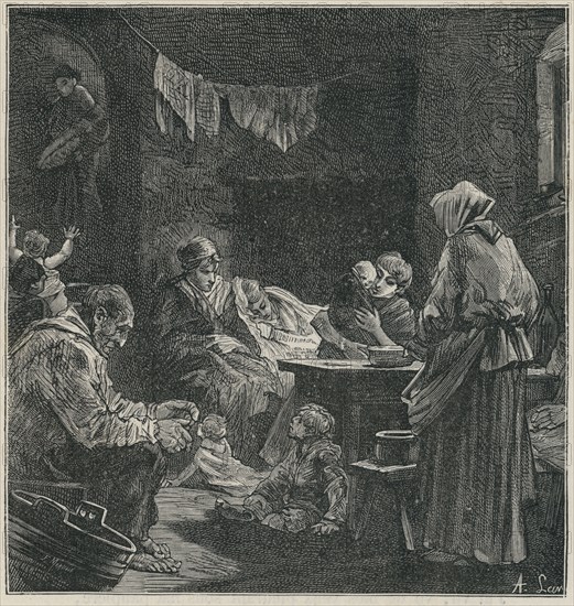 Illustration of "Les Châtiments", by Victor Hugo