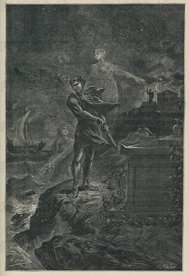 Illustration of "Les Châtiments", by Victor Hugo