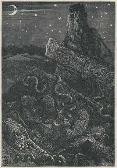 Illustration de "Les Châtiments", de Victor Hugo