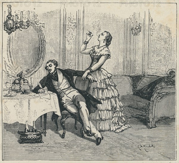 Illustration of "Les Châtiments", by Victor Hugo