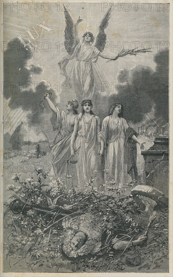 Illustration of "Les Châtiments", by Victor Hugo