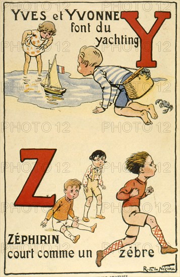 French alphabet book, 1927