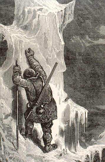 "Voyages et aventures du Capitaine Hatteras : les anglais au Pôle Nord, le désert de glace"