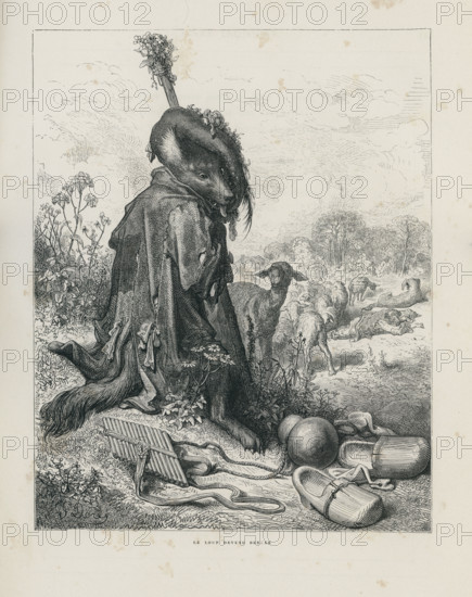 Fable "Le Loup devenu berger"
