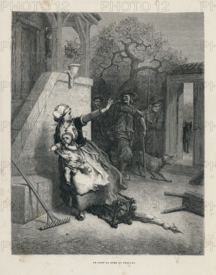 Fable "Le Loup la mère et l'enfant"