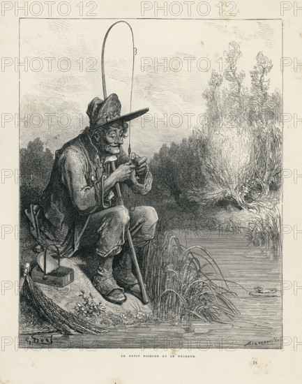 Fable "Le Petit poisson et le pêcheur"