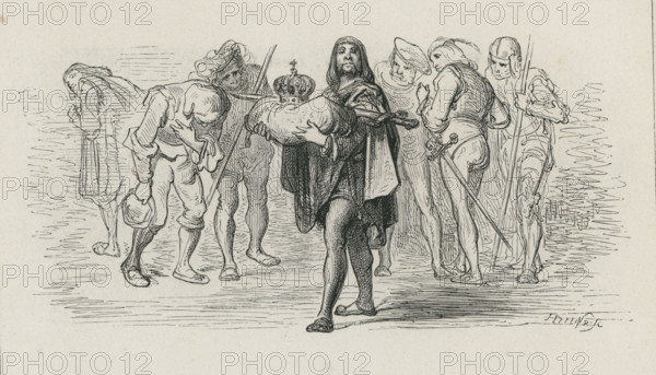 Fable of La Fontaine 'The Ass Carrying Relics'