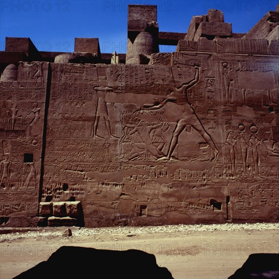 Karnak, Temple of Amon-Ra, north outer wall of the hypostyle hall