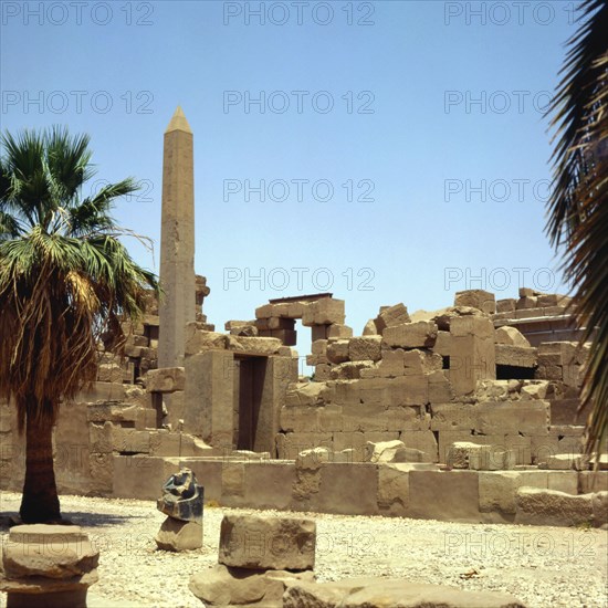 Karnak, Temple d’Amon-Rê, obélisque de la reine Hatshepsout