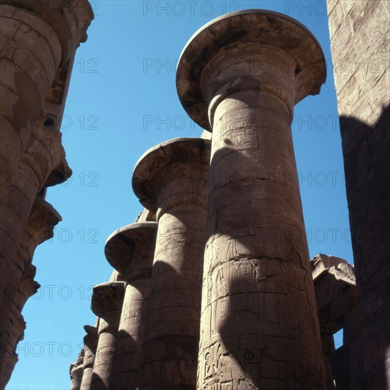 Karnak, Temple d’Amon-Rê, salle hypostyle