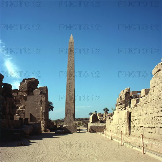 Karnak, Temple d’Amon-Rê, obélisque de Thoumosis I