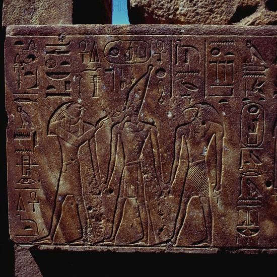 Karnak, Temple d’Amon-Rê, bloc de la chapelle d’Hatshepsout