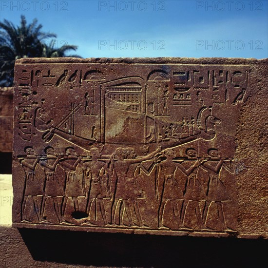 Karnak, Temple d’Amon-Rê, bloc de la chapelle d’Hatshepsout