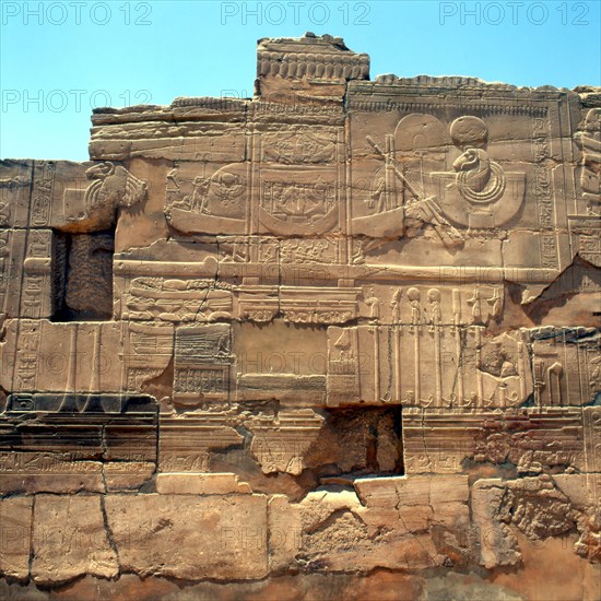 Gurnah, Temple of Seti I, sanctuary of the barque of Amon, the barque of Amon