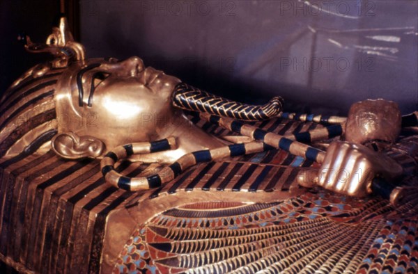Cercueil intérieur en or massif