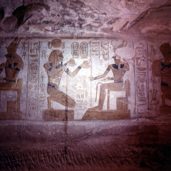 Abou-Simbel, Grand temple de Ramsès II. Salle latérale