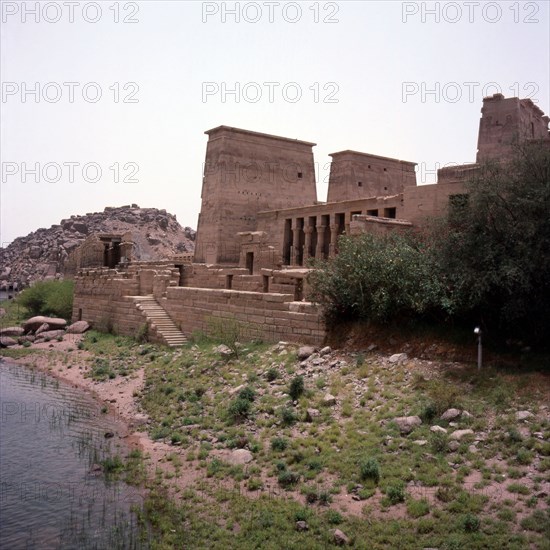 View of the island of Philae from the West