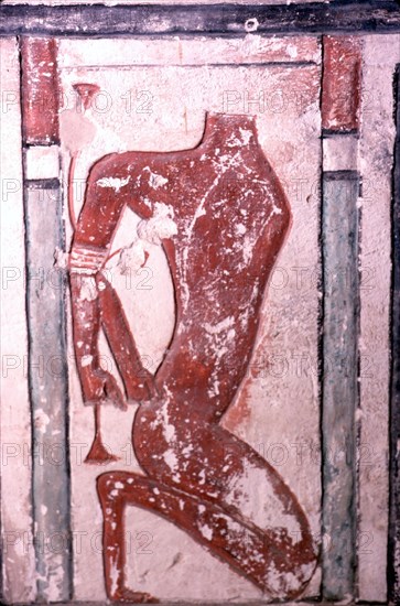 Tombe de Ramsès VI, Ennemi décapité