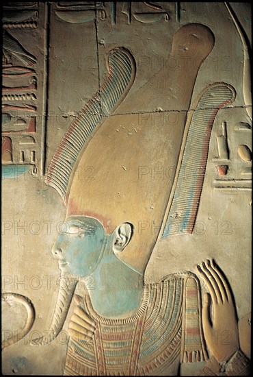 Abydos, Osiris au visage vert