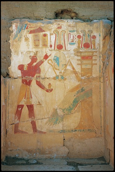 Abydos, Représentation d'Osiris sous deux aspects